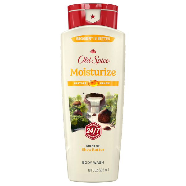 Old Spice Men Moisturize with Shea Butter Body Wash