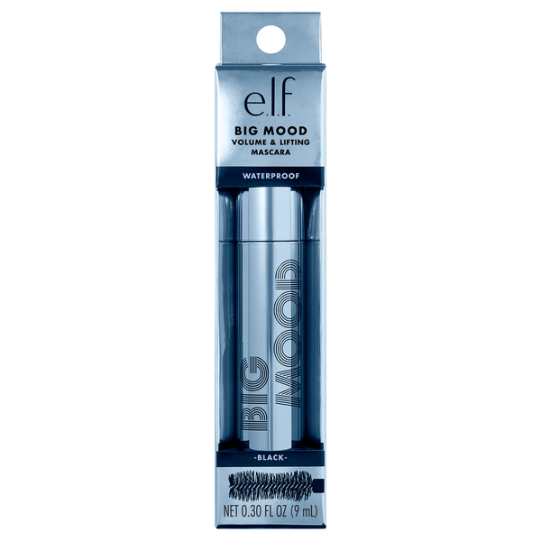 e.l.f. Big Mood Mega Volume & Lifting Waterproof Mascara Black 82341