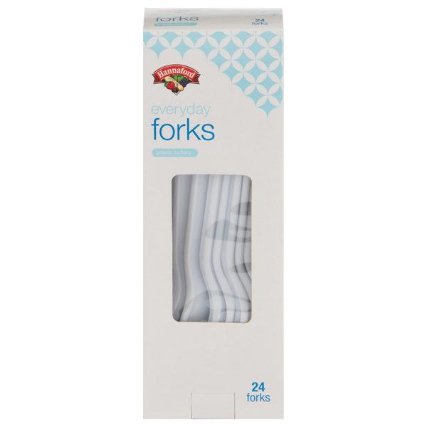 Hannaford Forks Everyday Plastic Cutlery