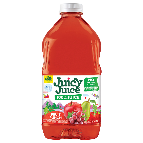 Juicy Juice No Sugar Added 100% Fruit Punch Juice