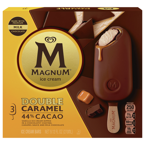 Magnum Double Caramel Ice Cream Bars - 3 ct