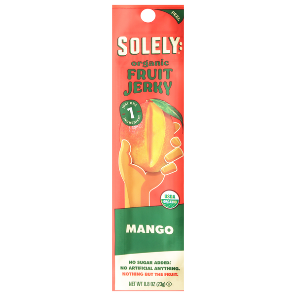 Solely Organic Mango Fruit Jerky