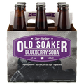 Bar Harbor Old Soaker Blueberry Soda - 6 pk