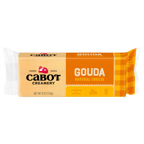 Cabot Creamery Natural Gouda Cheese Block