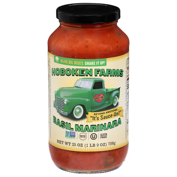 Hoboken Farms Gluten Free Basil Marinara Pasta Sauce