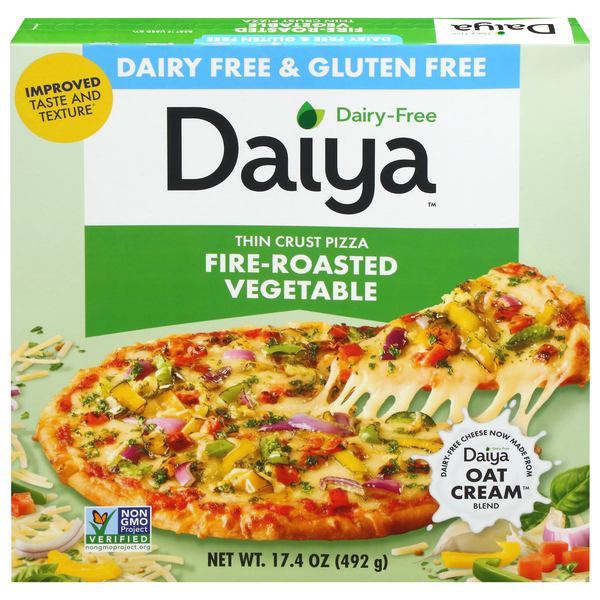 Daiya Gluten Free Plant-Based Thin Crust Fire-Roasted Vegetable Pizza