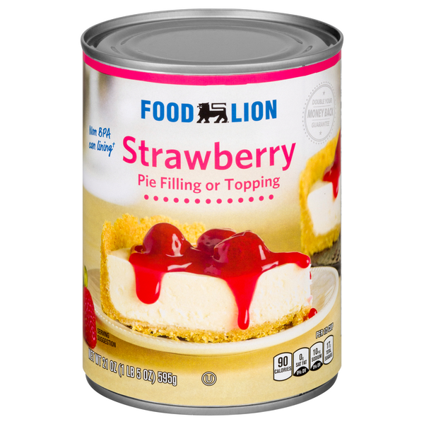 Save on Food Lion Pie Filling or Topping Strawberry Order Online