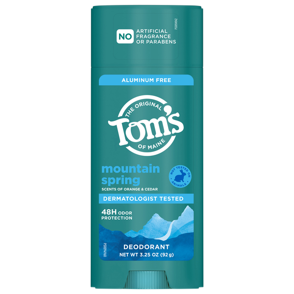 Tom's of Maine Aluminum Free Mountain Spring Deodorant