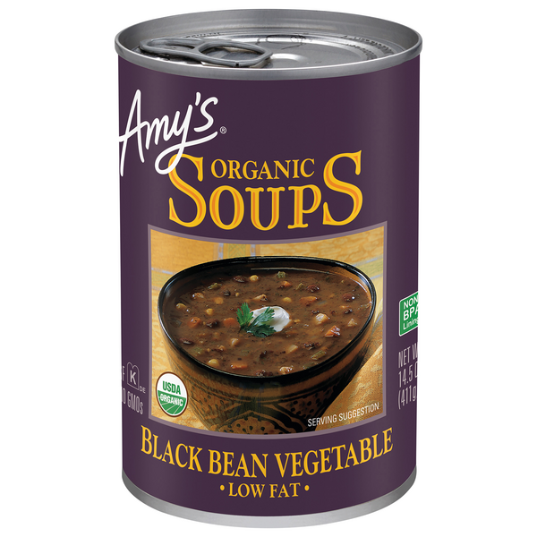 Amy's Organic Low Fat Black Bean Vegetable Soup
