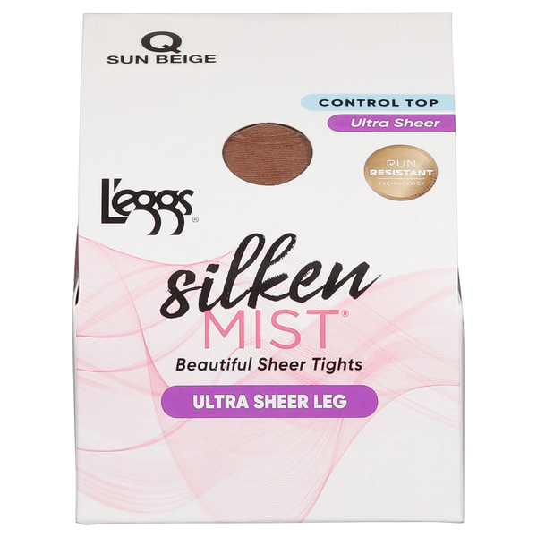 L'eggs Silken Mist Sun Beige Q Ultra Sheer Leg Tights