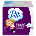 Puffs Ultra Soft 2-Ply Facial Tissue Cube Box