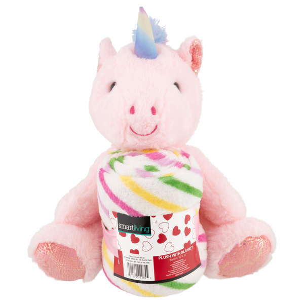 Smart Living Plush Unicorn with Blanket