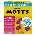 Mott's Mango & Passion Fruit Flavored Snacks Family Pack - 40 ct