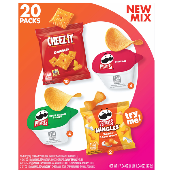 Kellogg's Chips & Crackers Variety Snack Mix - 20 ct