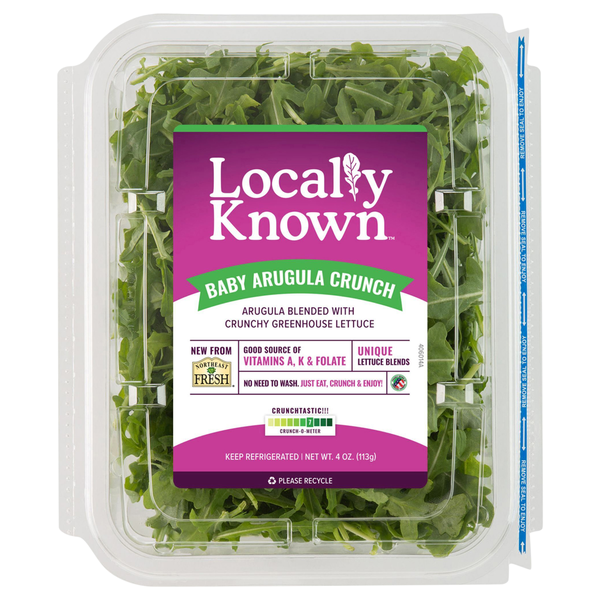 Locally Known Baby Arugula Crunch