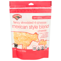 Hannaford Natural Fancy Shredded Mexican Style 4 Cheese Blend