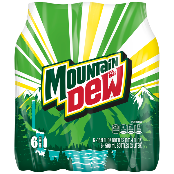 Mtn Dew Original Soda - 6 pk