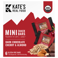 Kate's Real Food Mini Dark Chocolate Cherry/Almond Snack Bars - 6 ct