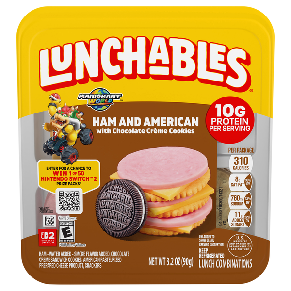 Lunchables Cracker Stackers Ham & American