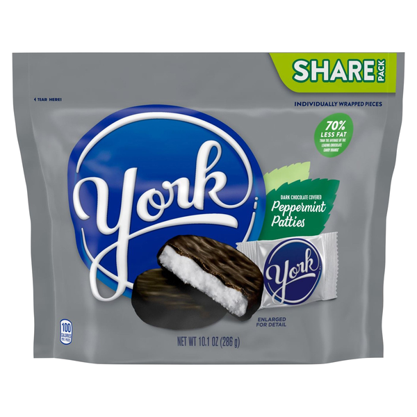 York Dark Chocolate Peppermint Patties Candy Share Pack