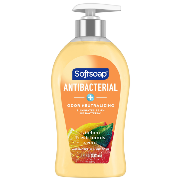 Softsoap Kitchen Fresh Hands Scented Antibacterial Liquid Hand Soap Pump
