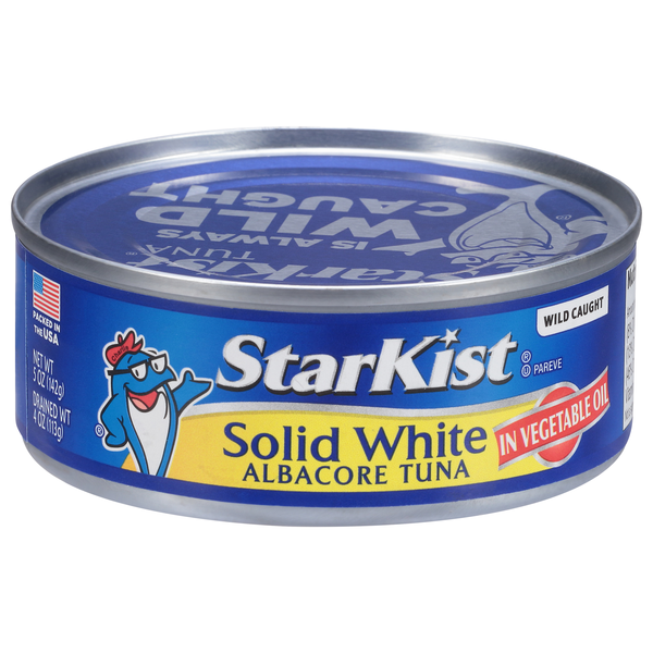 StarKist Wild Caught Solid White Albacore Tuna in Vegetable Oil