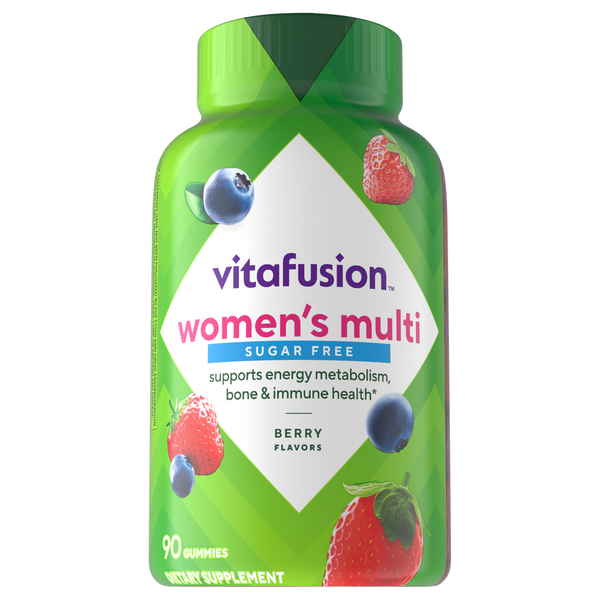 vitafusion Women's Sugar Free Multi Mixed Berry Flavors Gummies