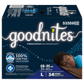 GoodNites Boys L Nighttime Underwear 68-95 lb