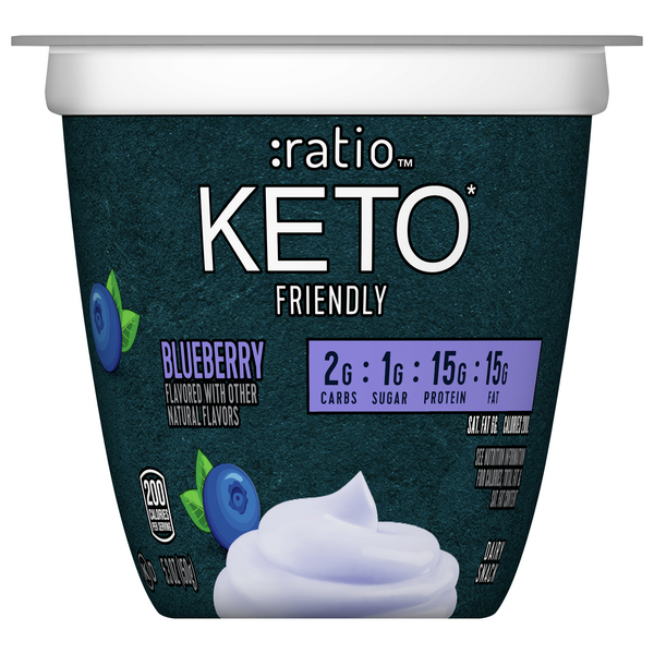 Save on Ratio Keto Friendly Dairy Snack Blueberry Order Online Delivery