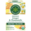 Traditional Medicinals Organic Ginger & Chamomile Herbal Tea Bags