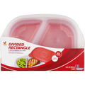 Our Brand Divided Storage Containers & Lids 3 Cups