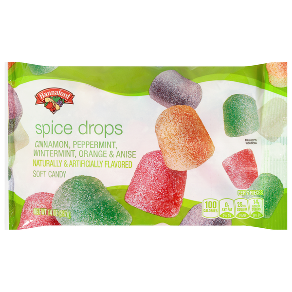 Hannaford Spice Drops Soft Candy