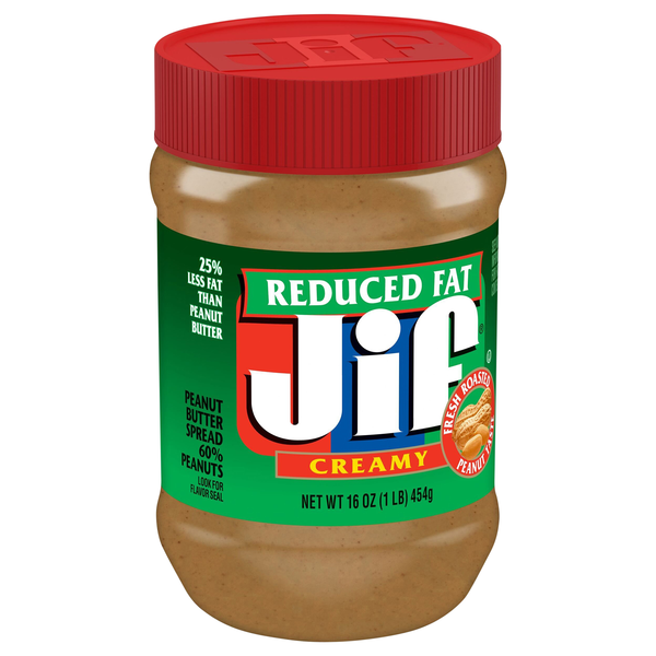 Jif Reduced Fat Creamy Peanut Butter Spread