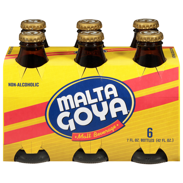 Goya Non Alcoholic Malta Malt Beverage - 6 pk