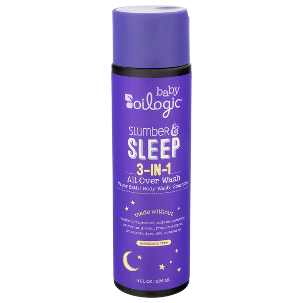 Oilogic Baby Slumber & Sleep 2-in-1 Vapor Bath & Shampoo