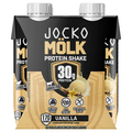 JOCKO Molk Vanilla 30g Protein Shakes - 4 pk