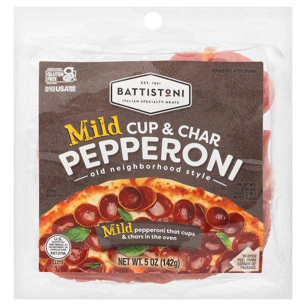 Battistoni Cup & Char Mild Pepperoni