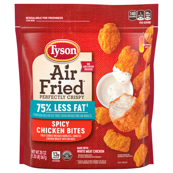 Save on Tyson Air Fried Chicken Bites Spicy Order Online Delivery