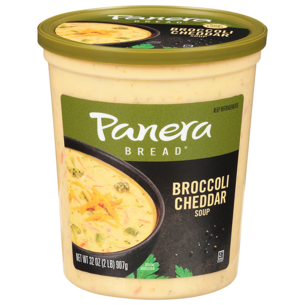 Panera Bread Broccoli Cheddar Cheese Soup Refrigerated