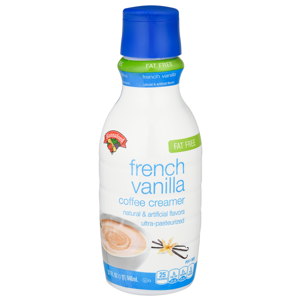 Hannaford Flavored Coffee Creamer French Vanilla Fat Free