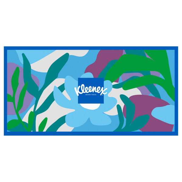 Kleenex Trusted Care 2-Ply Facial Tissue Flat Box
