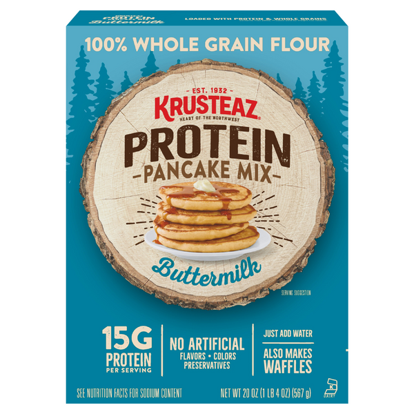 Save on Krusteaz Protein Pancake Mix Buttermilk Order Online Delivery