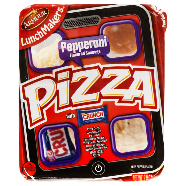 Armour LunchMakers Pizza Pepperoni Flavored Sausage