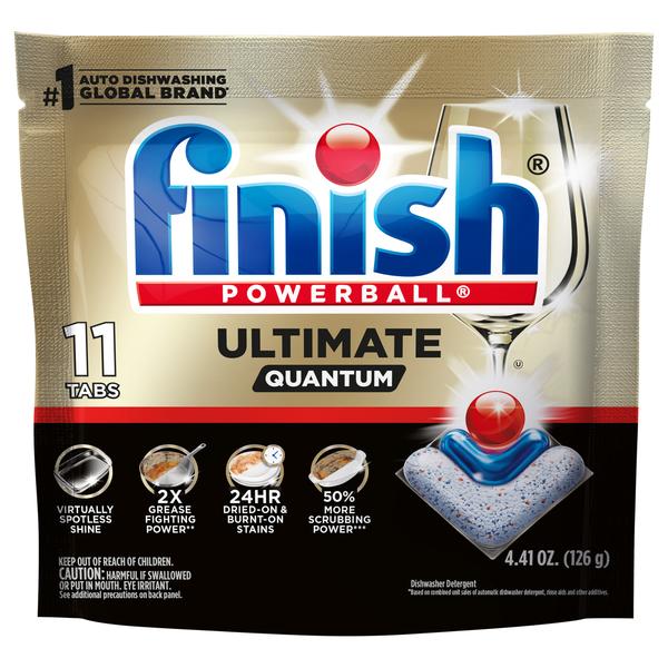 FINISH Powerball Automatic Dishwasher Detergent Tabs - 11 ct