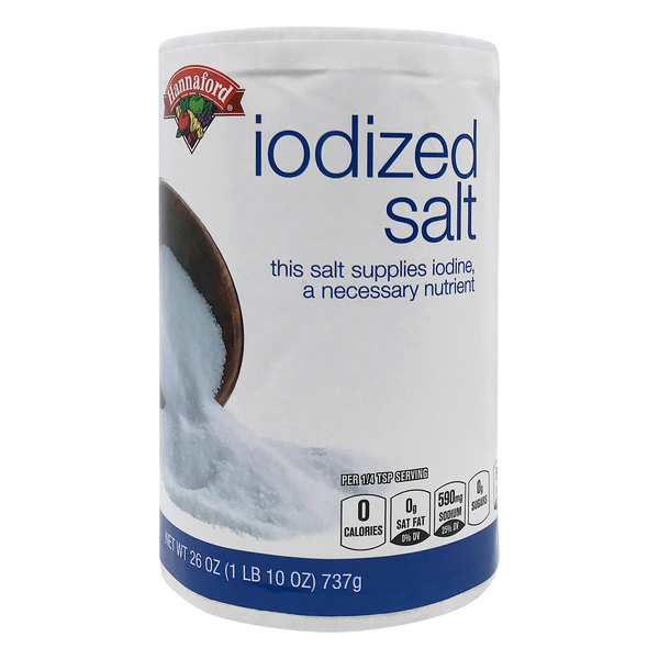 Hannaford Iodized Salt