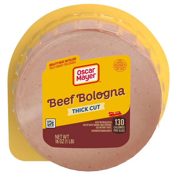 Oscar Mayer Beef Bologna Thick Sliced