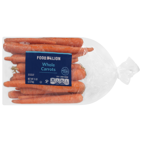 Food Lion Whole Carrots Bag