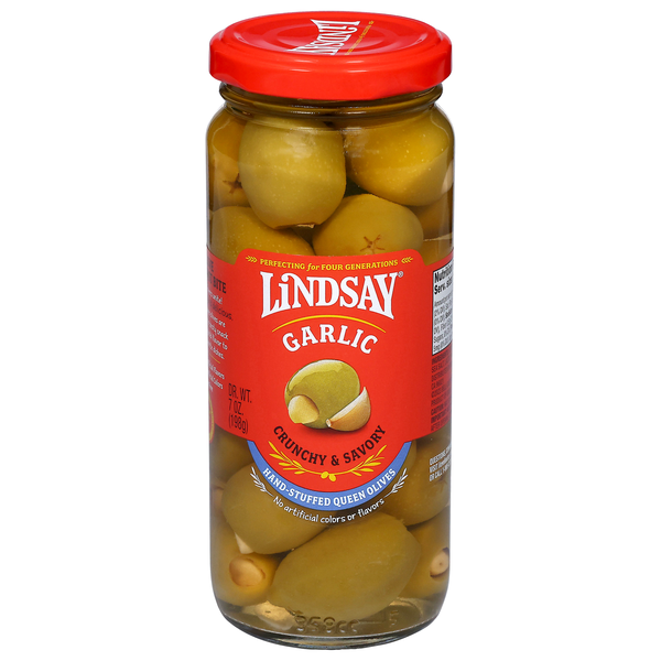 Lindsay Hand-Stuffed Garlic Queen Olives