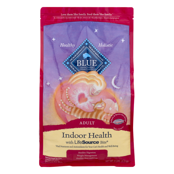 Save on BLUE Indoor Health Adult Dry Cat Food Salmon & Brown Rice