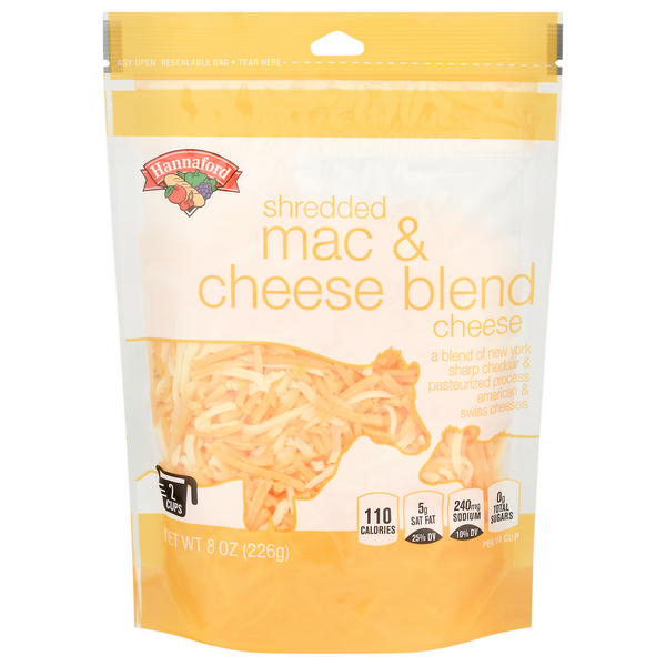 Hannaford Shredded Mac & Cheese Blend